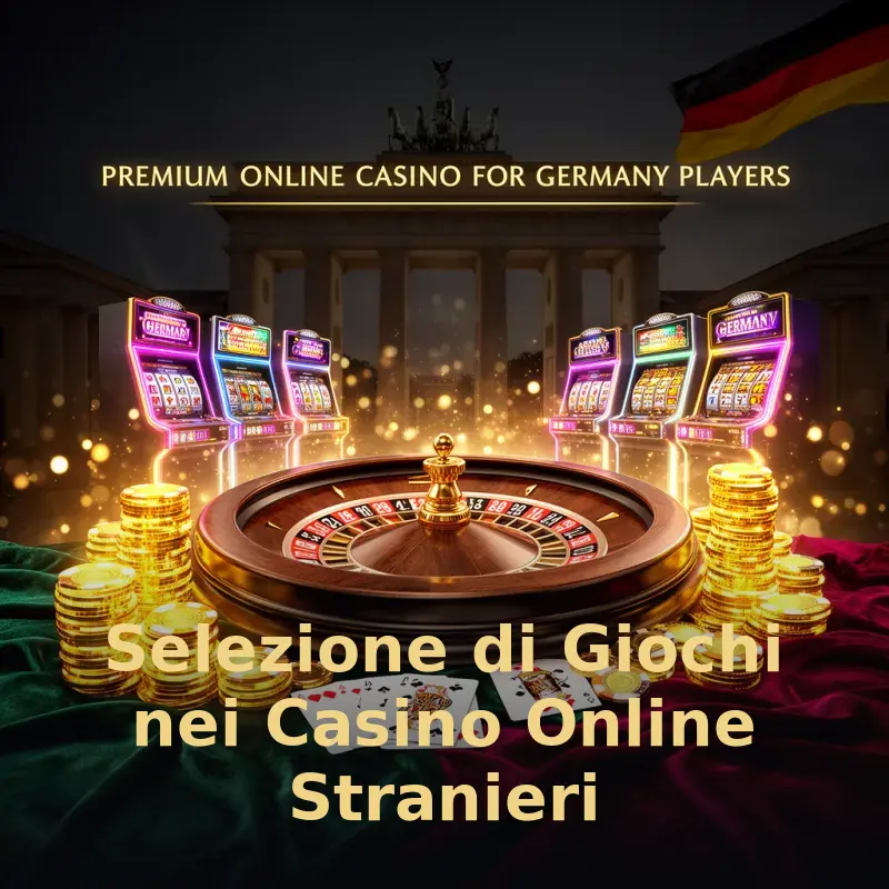Selezione di Giochi nei Casino Online Stranieri